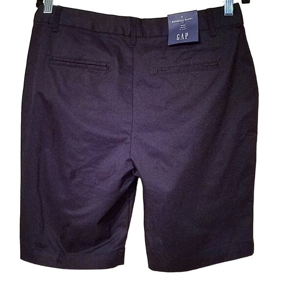 Gap Bermuda Stretch Midrise Black Shorts NWT Size 6 - Picture 4 of 7